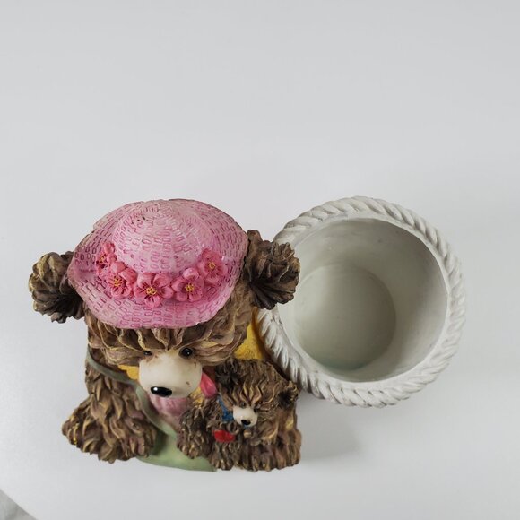 Vintage Teddy Bear with Basket Planter - Picture 7 of 7